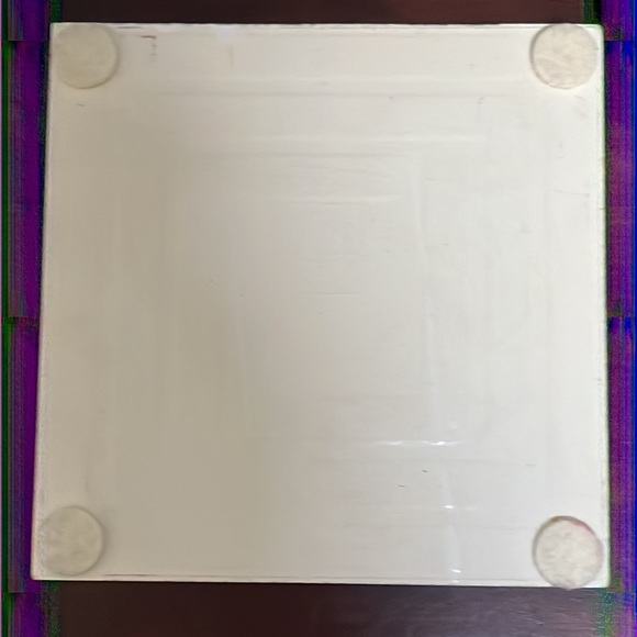 Signed Laplau Villeroy & Boch Trivet West German Tile Christmas Village - Picture 7 of 11